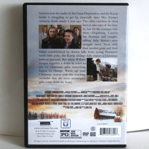 CHRISTMAS FOR A DOLLAR DVD Inspired by a True Story, The Most Meaningful Gifts.. - Picture 2 of 5